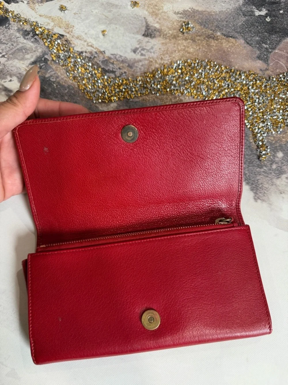 BALENCIAGA Purse Red Women Authentic secondhand